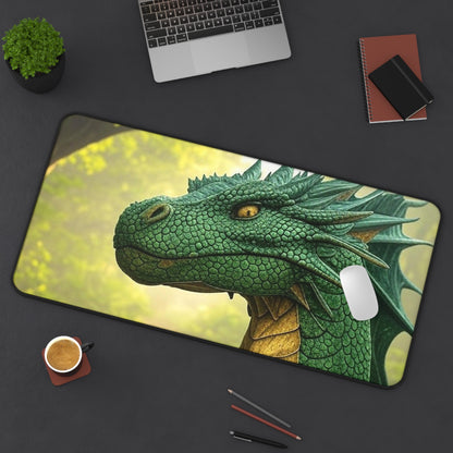 Fantasy Dragon Desk Mat - Gaming Office Decor, Unique Gift for Creatives, Home Office Accessories, Perfect for Student or Gamer, Table