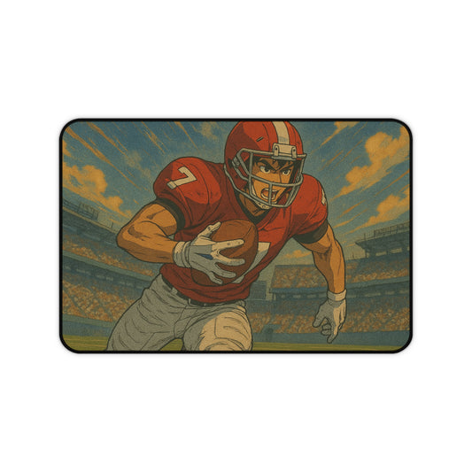 Vintage Football Desk Mat, Gaming Desk Pad, Sports Office Decor, Gift for Football Fans, Home Office Accessory