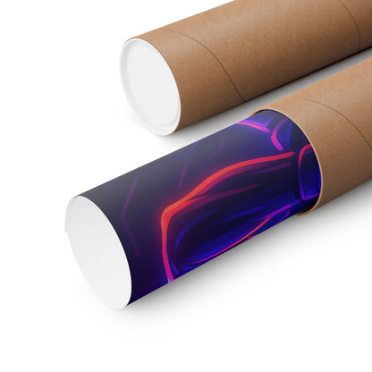Transform Your Space with Our Matte Vertical Poster – Futuristic Football Gamer Edition