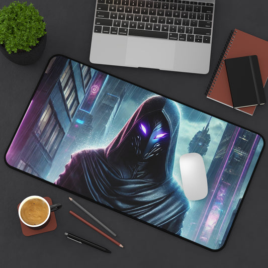 Wraith Cyberpunk Desk Mat – Elevate Your Space with Stealth and Style