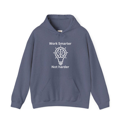 Work Smarter Unisex Hoodie - Motivational Heavy Blend Sweatshirt