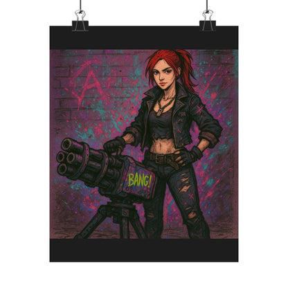 Vertical Poster - Edgy 'BANG' Design