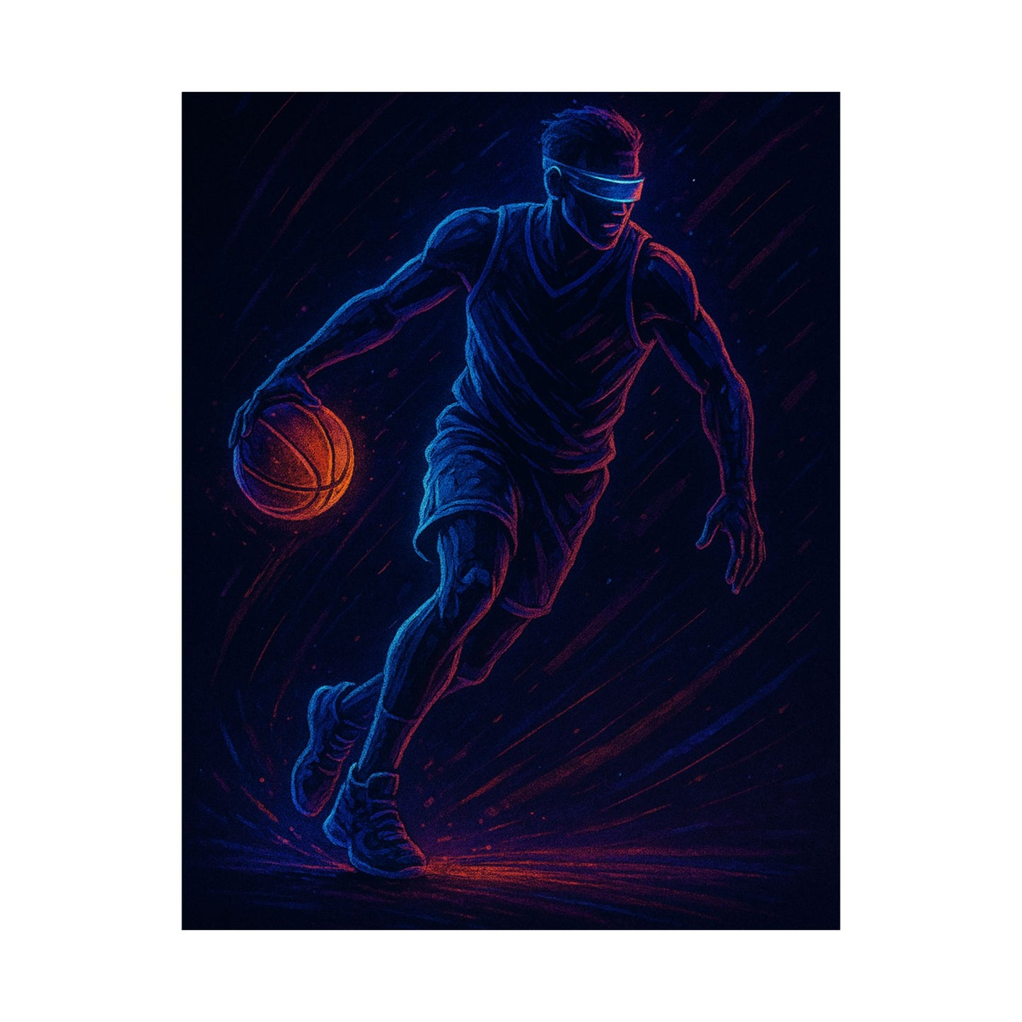 Basketball Gamer Poster – The Court Reimagined