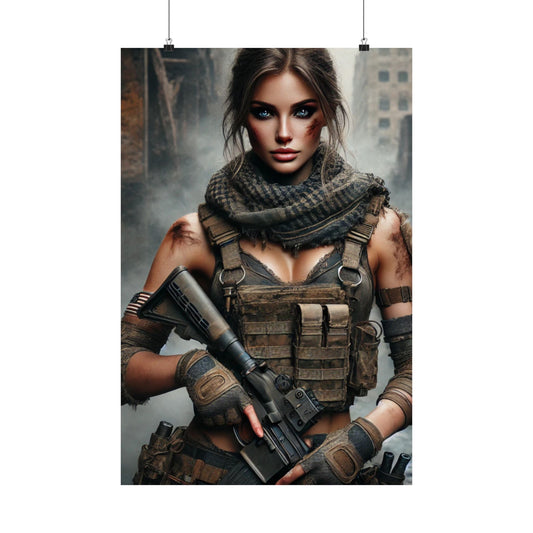 Warrior Spirit Matte Vertical Poster