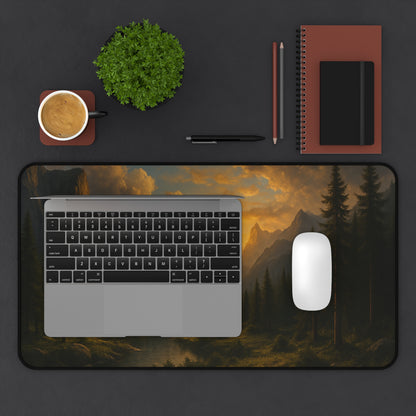 Serene Landscape Desk Mat - Nature Office Decor, Scenic Mouse Pad, Gift for Home Office, Studio, and Desk Accessories