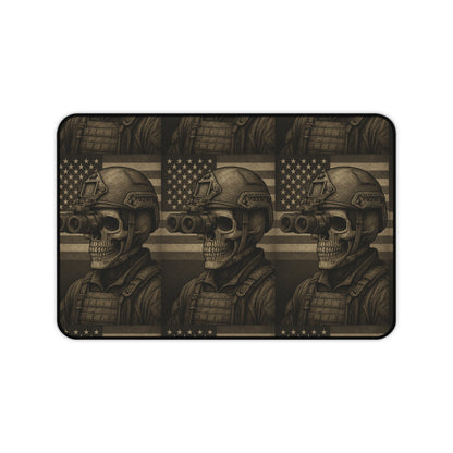 Silent Sentinel – Tactical Skull Desk Mat
