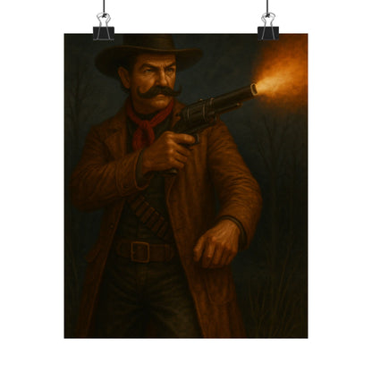 The Gunslinger’s Stand – Matte Vertical Poster