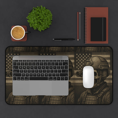 Silent Sentinel – Tactical Skull Desk Mat