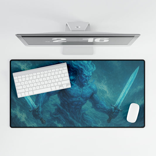 🌊 Tidal Wrath Desk Mat – Flow with Power, Strike with Precision