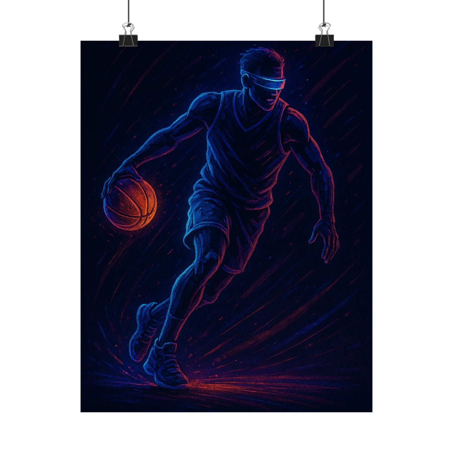Basketball Gamer Poster – The Court Reimagined