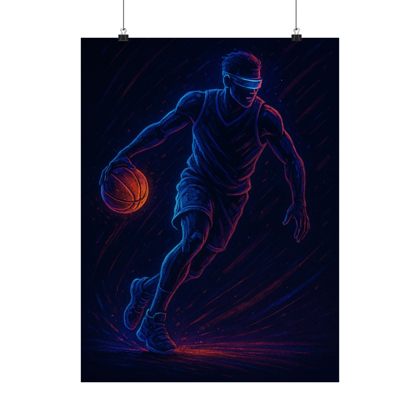 Basketball Gamer Poster – The Court Reimagined