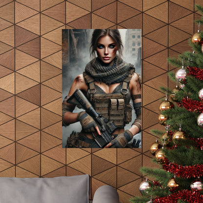 Warrior Spirit Matte Vertical Poster