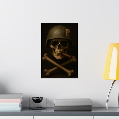 Ace – Tactical Skull Matte Poster