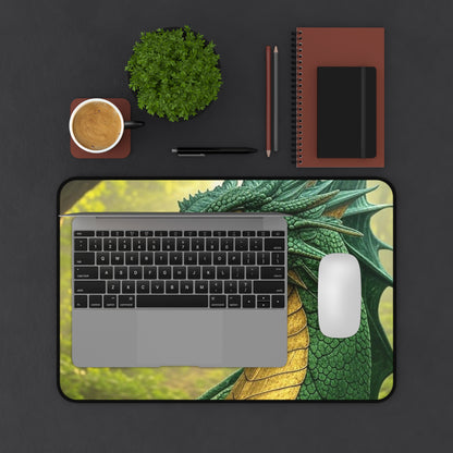 Fantasy Dragon Desk Mat - Gaming Office Decor, Unique Gift for Creatives, Home Office Accessories, Perfect for Student or Gamer, Table