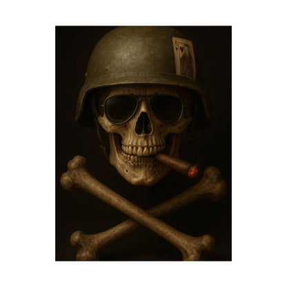 Ace – Tactical Skull Matte Poster