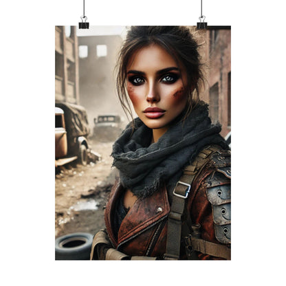 Bring the Wasteland to Your Walls – Matte Vertical Poster by Arctic Threadworks