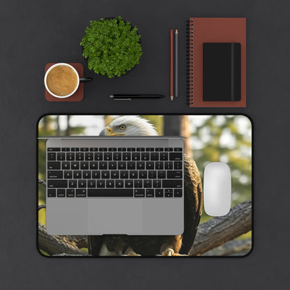 Desk Mat - Eagle Nature-Inspired Workspace Decor for Wildlife Lovers