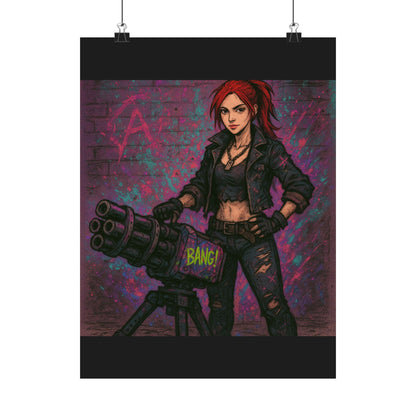 Vertical Poster - Edgy 'BANG' Design