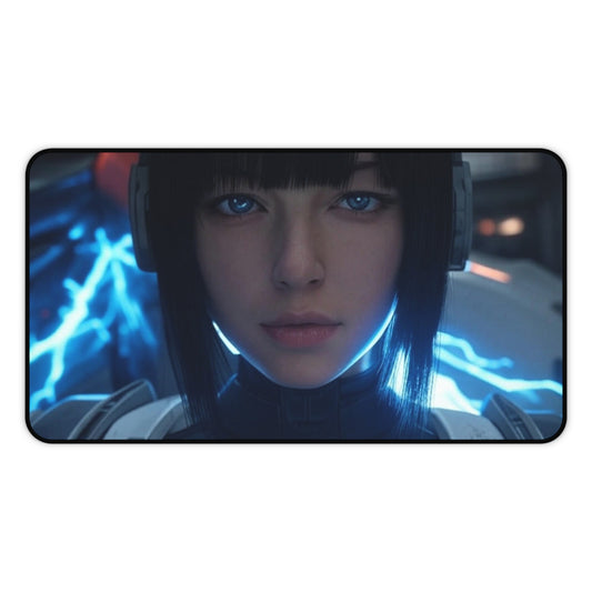 Aeloria Mecha Pilot Desk Mat - Vibrant Anime Gaming Pad in 3 Sizes