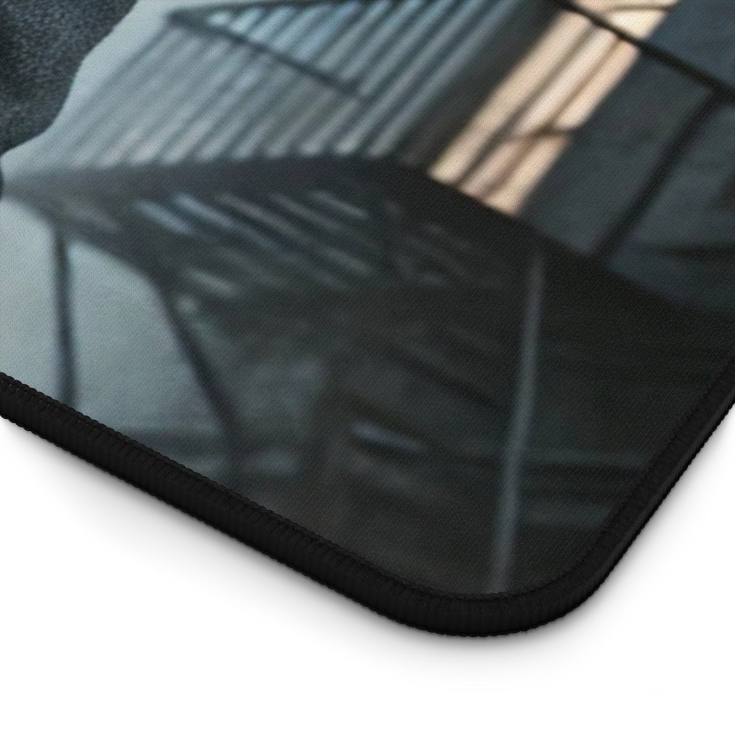 Urban Gunslinger Desk Mat – Gritty Cityscape Gaming Pad for Action Fans