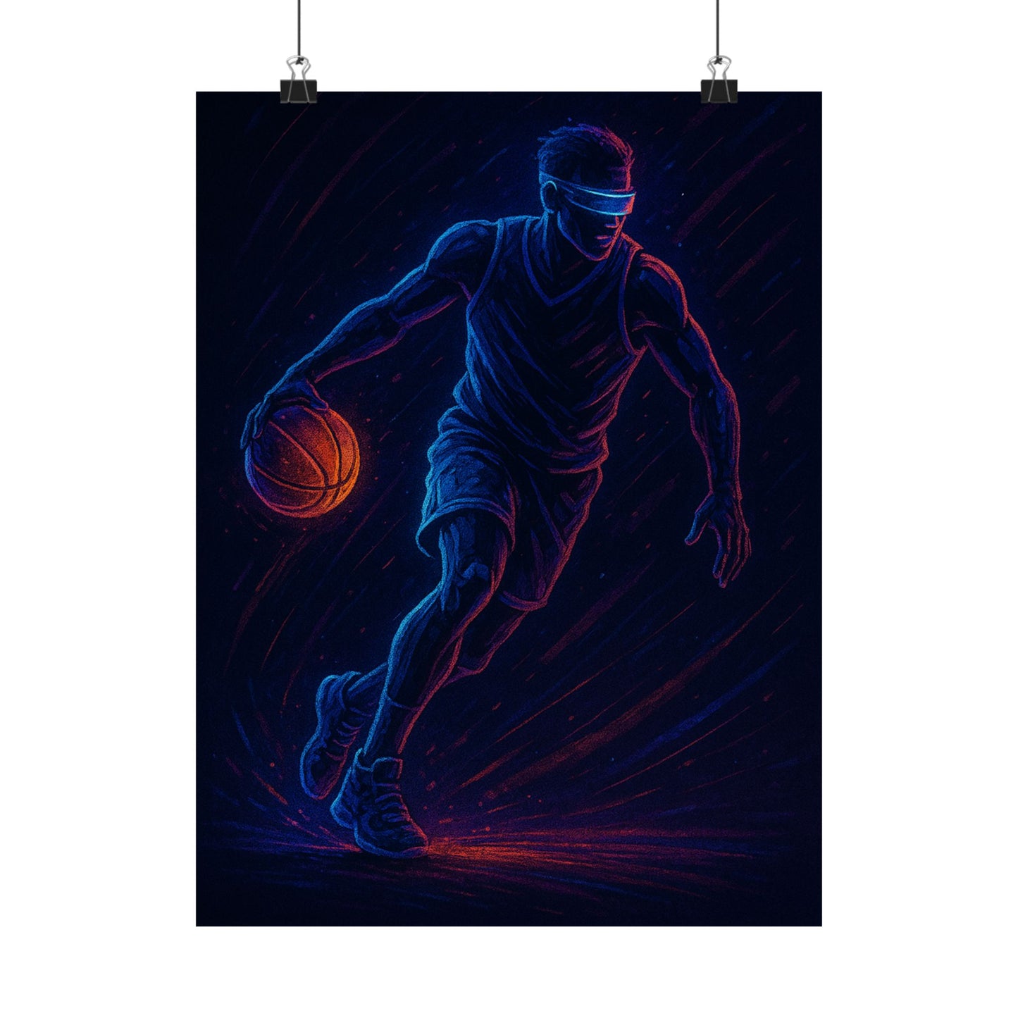 Basketball Gamer Poster – The Court Reimagined