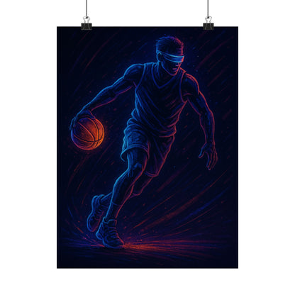 Basketball Gamer Poster – The Court Reimagined