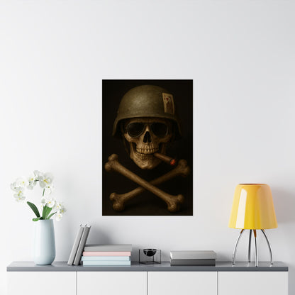 Ace – Tactical Skull Matte Poster