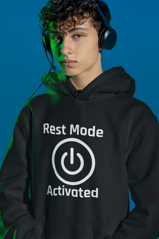 Rest Mode Activated Unisex Hoodie - Cozy Sweatshirt for Relaxation