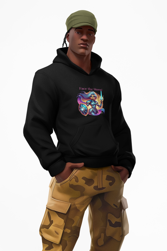 Hooded Sweatshirt - Face the Storm