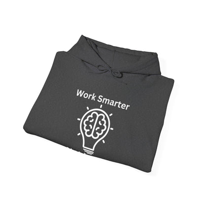 Work Smarter Unisex Hoodie - Motivational Heavy Blend Sweatshirt