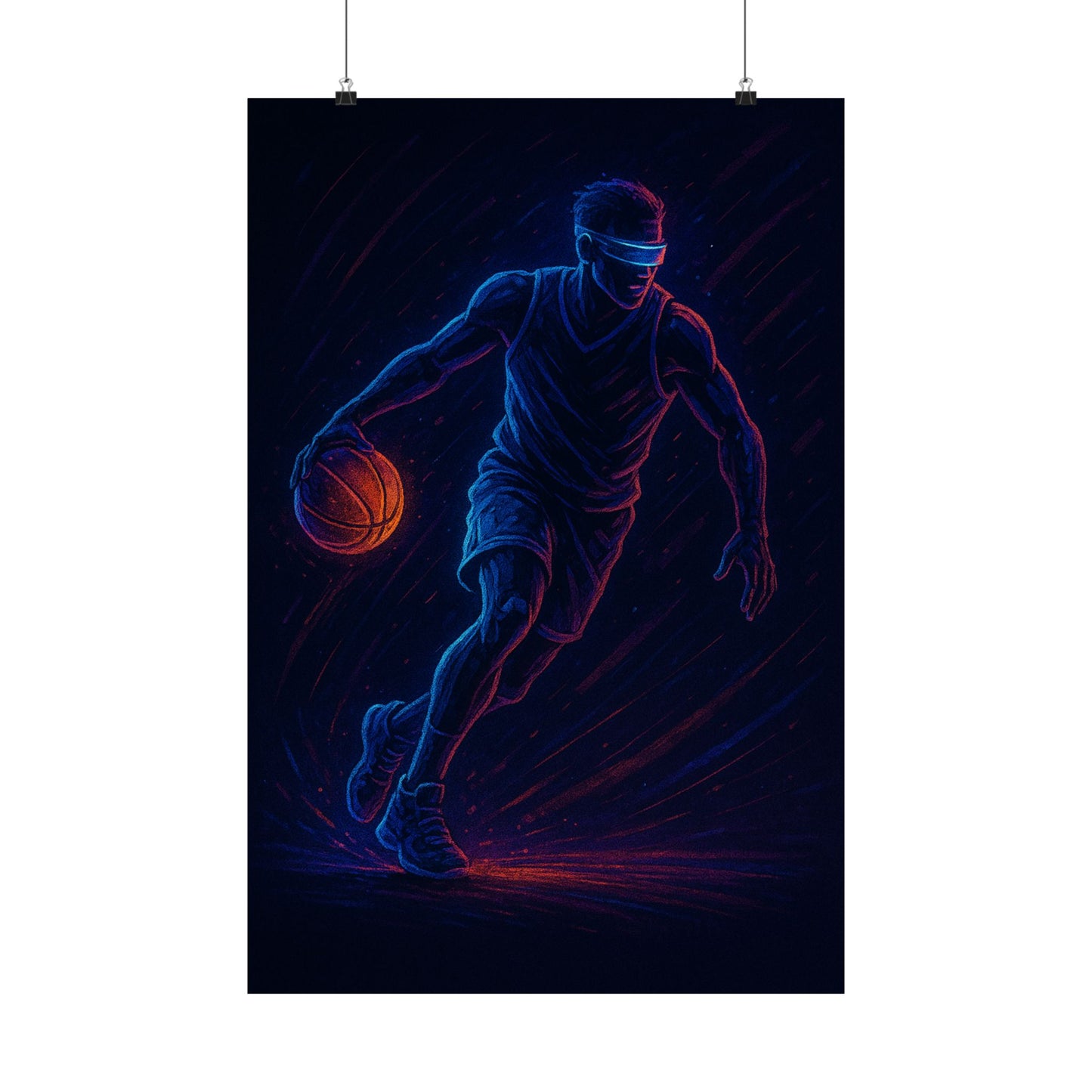 Basketball Gamer Poster – The Court Reimagined