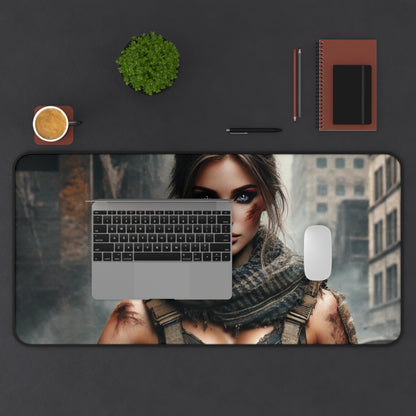 Warrior Woman Desk Mat