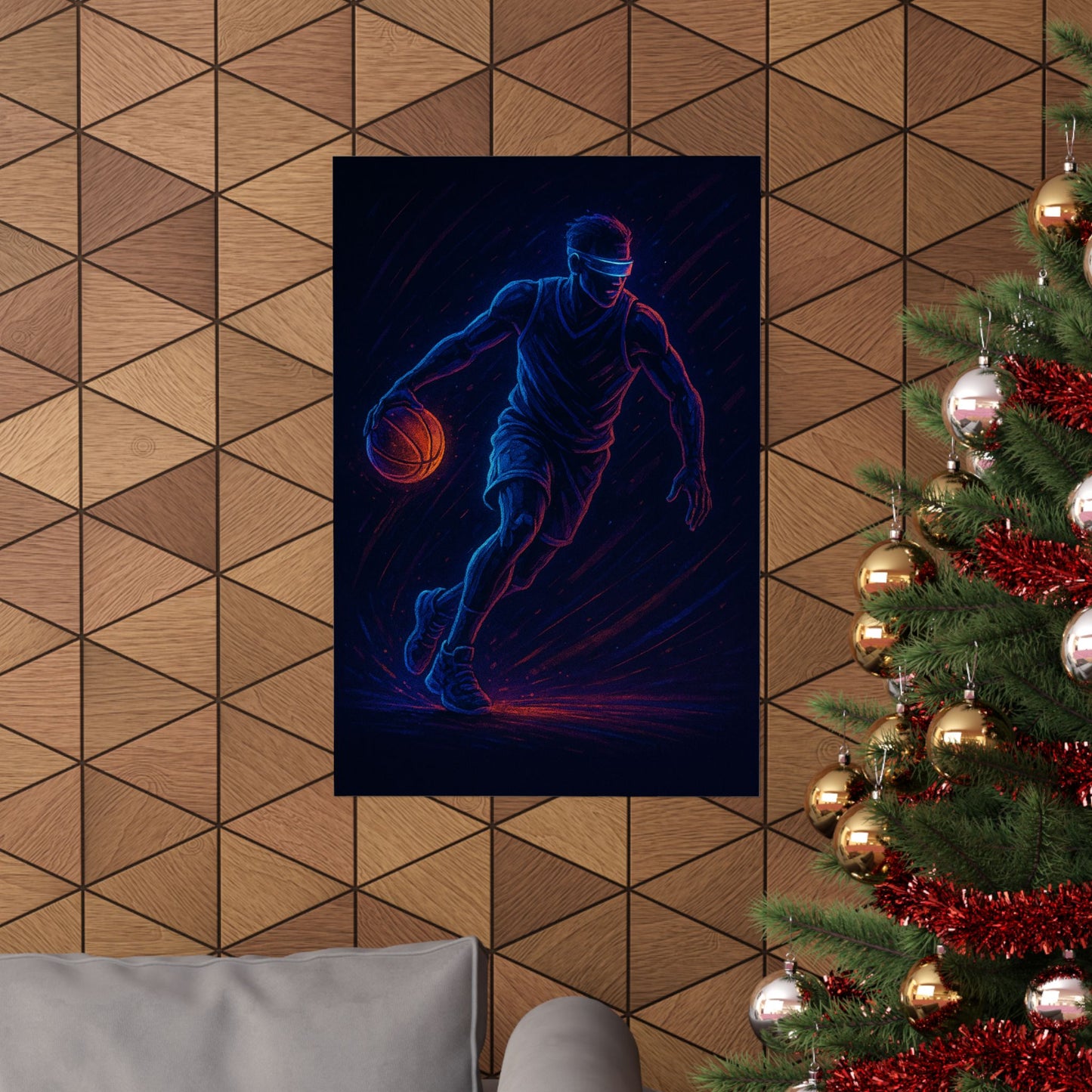 Basketball Gamer Poster – The Court Reimagined