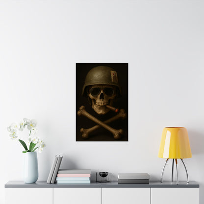 Ace – Tactical Skull Matte Poster