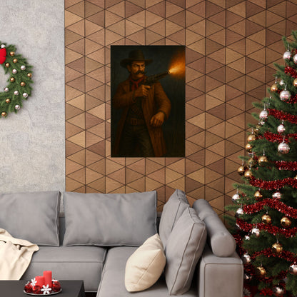 The Gunslinger’s Stand – Matte Vertical Poster