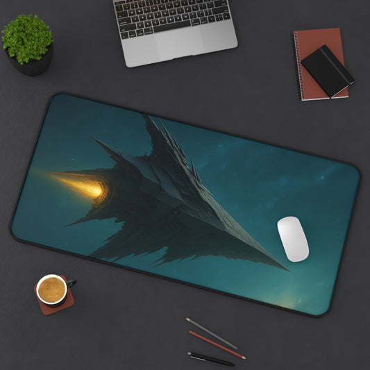 Futuristic Desk Mat for Gamers, Unique Gaming Setup, Office Accessories, Sci-Fi Home Decor, Perfect for Birthdays, Christmas
