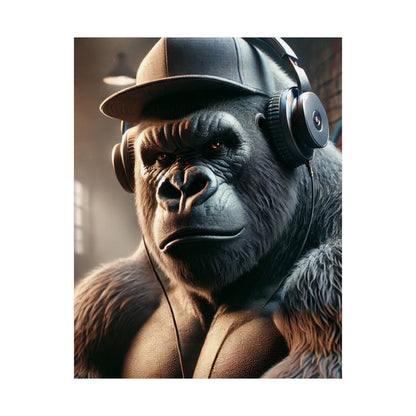 Urban Gorilla Matte Poster – Bring the Game to Your Wall