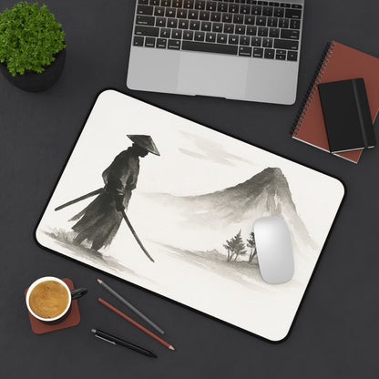 Serene Zen Desk Mat - Tranquil Office Decor, Gaming Mouse Pad, Japanese Aesthetic, Gift for Him or Her, Meditation Space