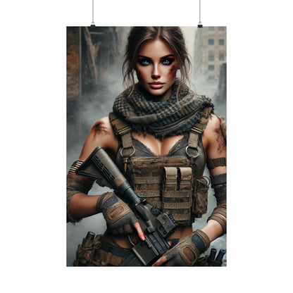 Warrior Spirit Matte Vertical Poster