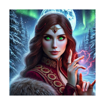Vertical Poster - Fantasy Sorceress Wall Art for Fantasy Lovers & Gamers