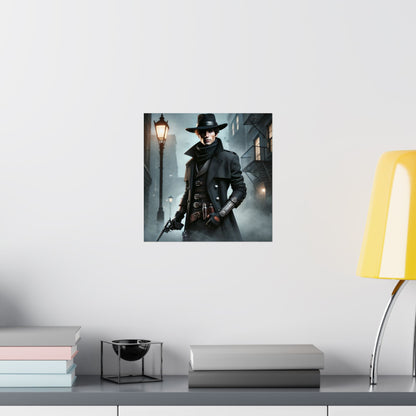 Gunslinger Matte Poster – Gritty Western-Inspired Wall Art for Gamers & Storytellers