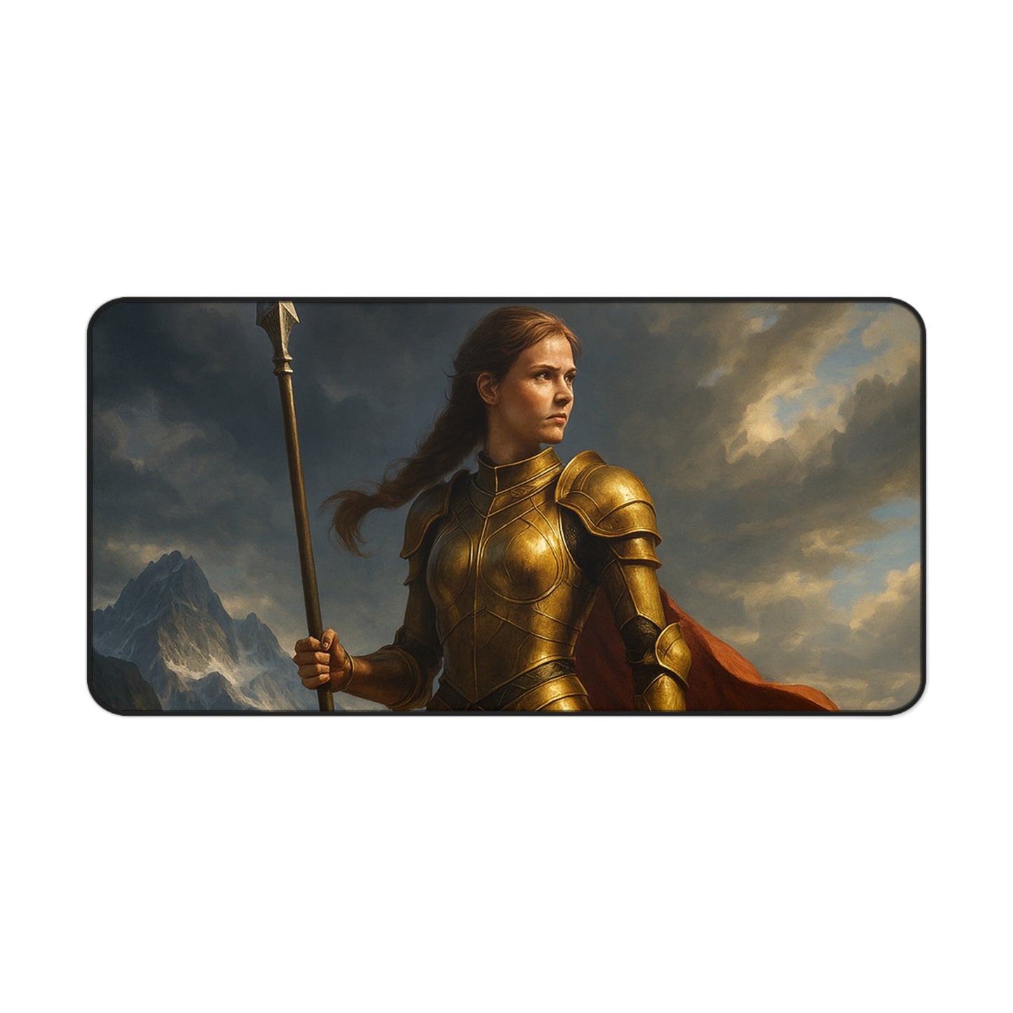 Fantasy Warrior Desk Mat - Gaming & Office Decor