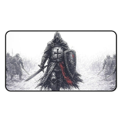 Knight's Adventure Desk Mat - Gaming & Office Decor