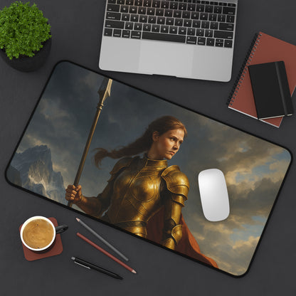 Fantasy Warrior Desk Mat - Gaming & Office Decor