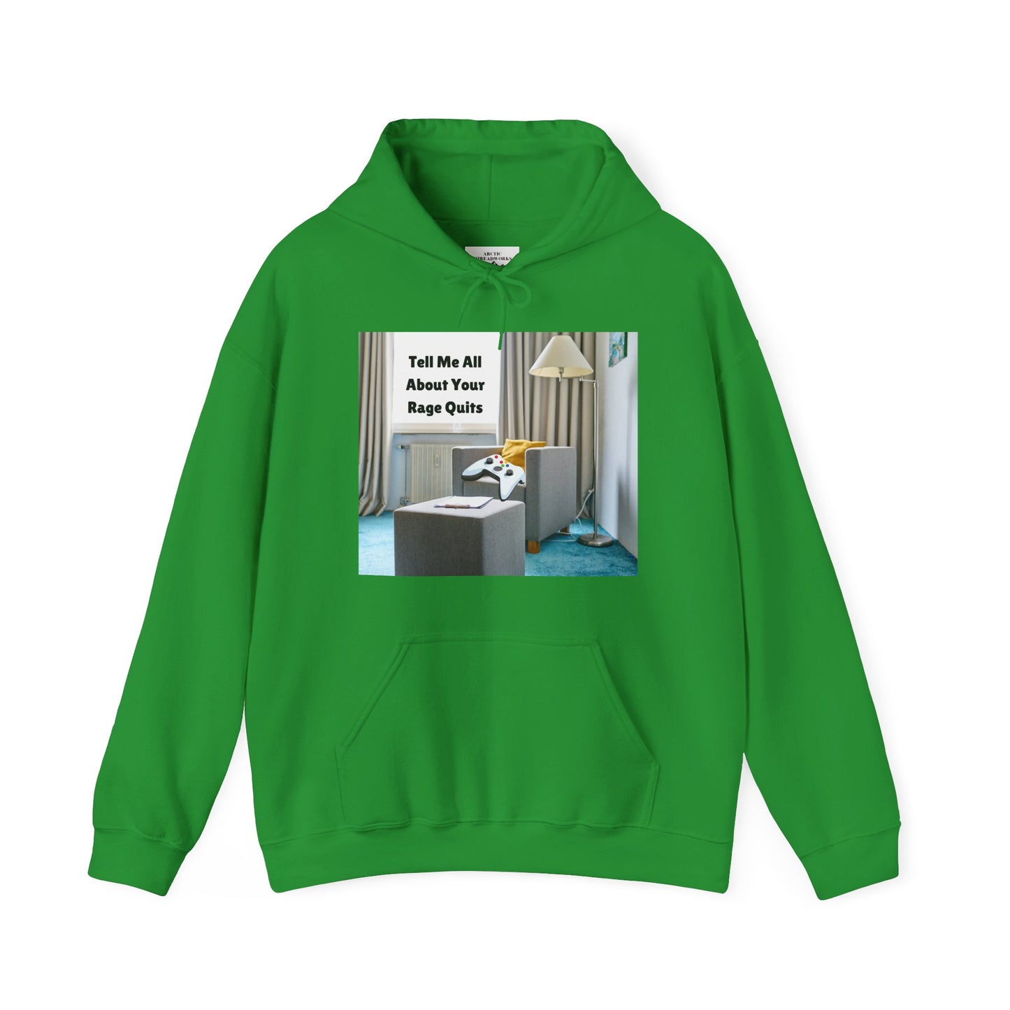 🎮 "Tell Me All About Your Rage Quits" Hoodie – For True Gamers Only!
