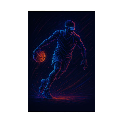 Basketball Gamer Poster – The Court Reimagined