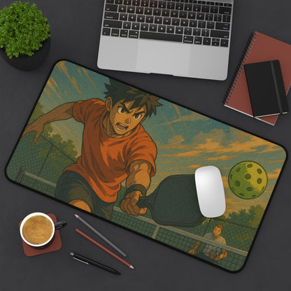 Sporty Desk Mat Featuring Energetic Athlete | Perfect for Gamers, Students, Office Decor, Gift for Sports Lovers, Home Office
