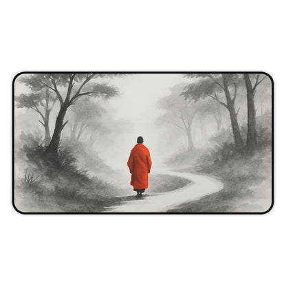 Peaceful Landscape Desk Mat, Meditation Desk Accessory, Office Decor, Zen Yoga Gift, Calm Workspace, Perfect for Mindfulness