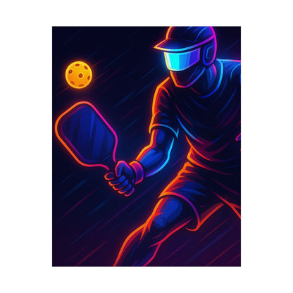 Pickleball Gamer Poster – Glow Mode: Activated