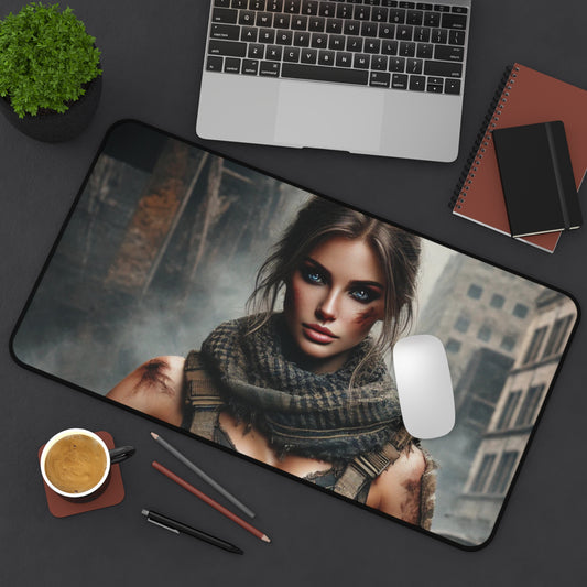 Warrior Woman Desk Mat